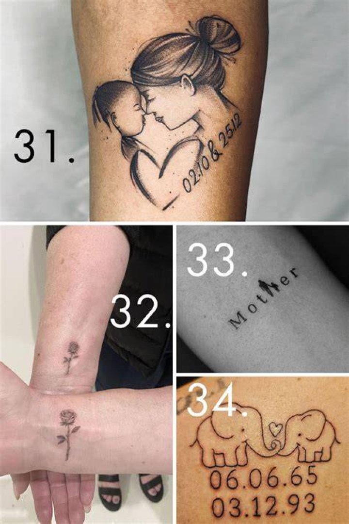 100 Mother Son Tattoos
