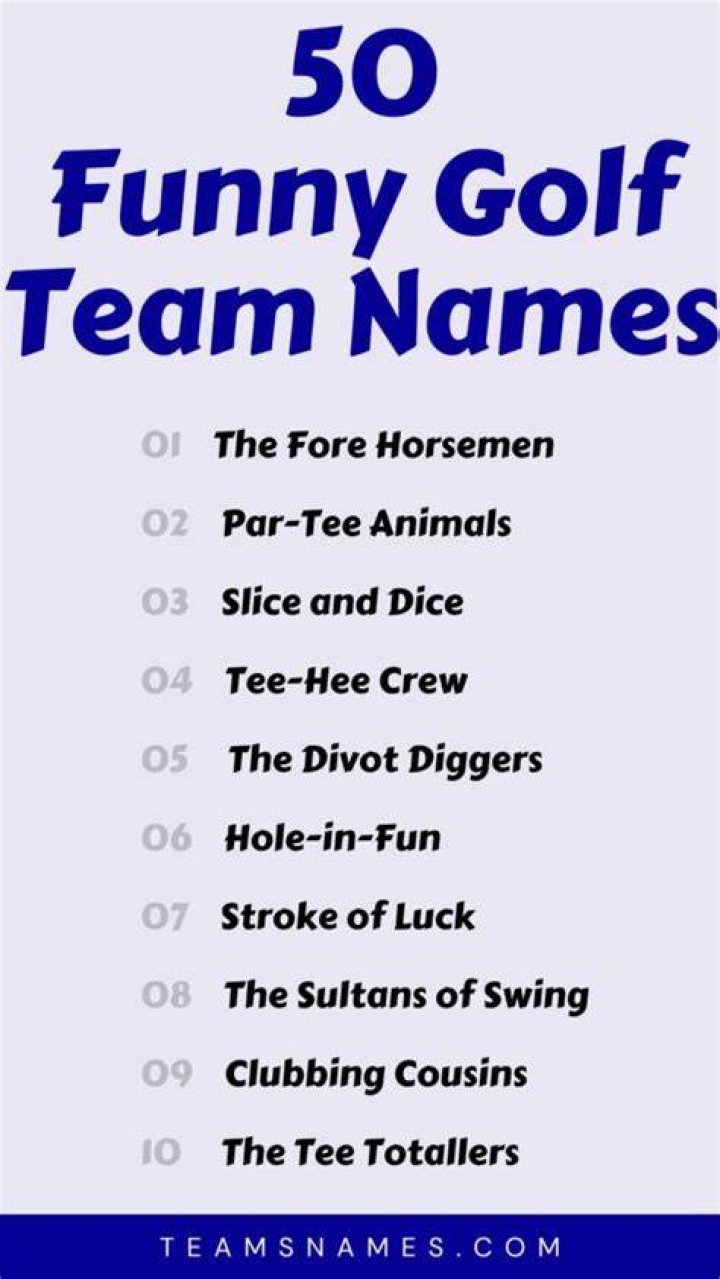 155 Ladies Golf Team Names You&rsquo;ll Love
