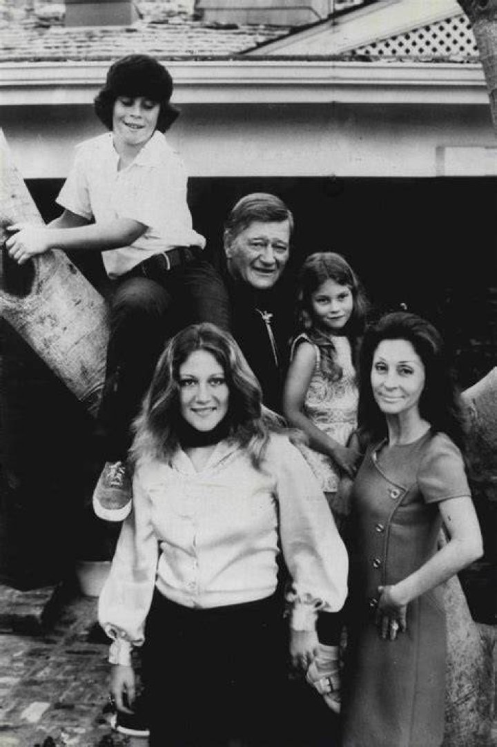 1970s with third wife Pilar and their children Aissa b. 1956, Ethan