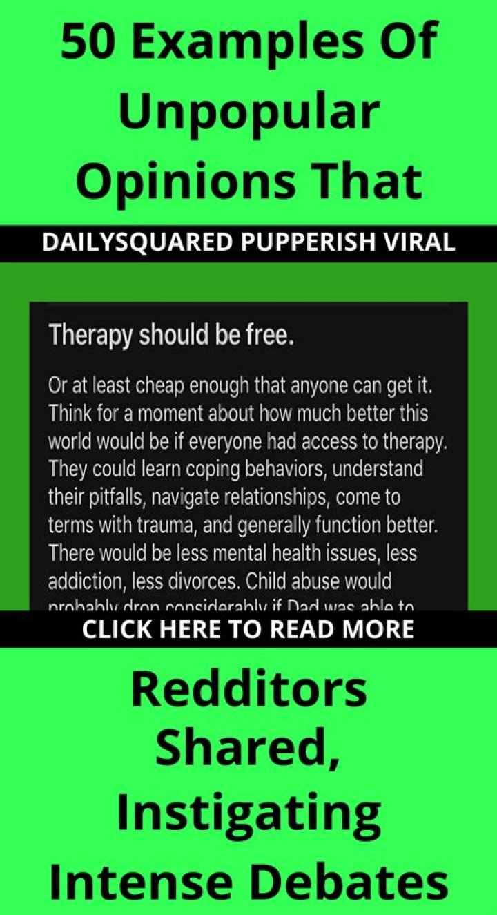 50 Examples Of Unpopular Opinions That Redditors Shared, Instigating