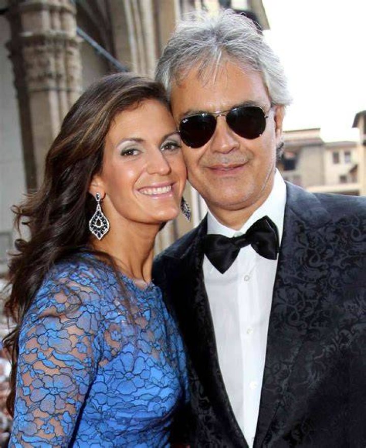 Andrea Bocelli&rsquo;s glam wife steals the show in semisheer lace dress on