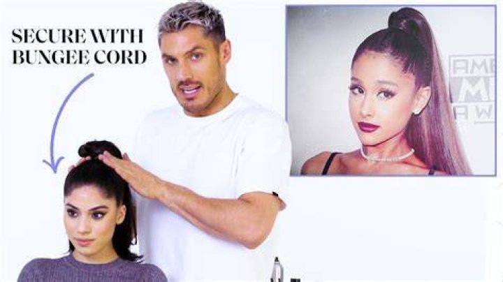 Ariana Grande Hairstyles Chris Appleton Recreates Hairstyles On Daughter
