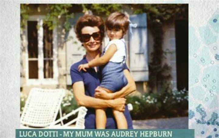 Audrey with her son Luca Audrey hepburn children, Audrey hepburn sons