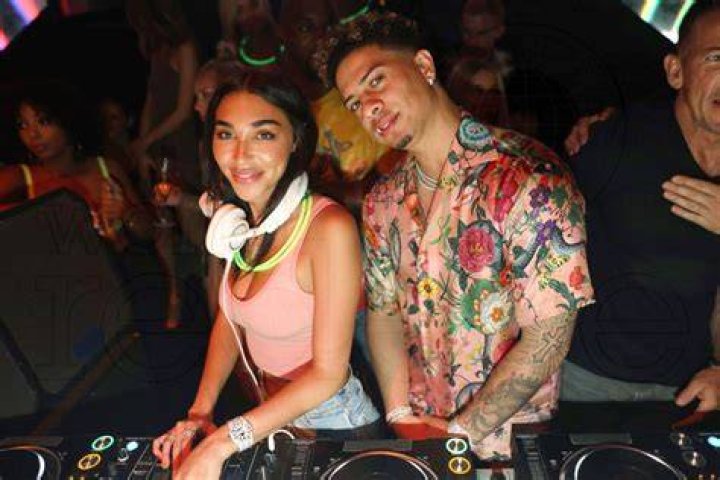 Austin McBroom, Chantel Jeffries, & Jay Critch at LIV World Red Eye