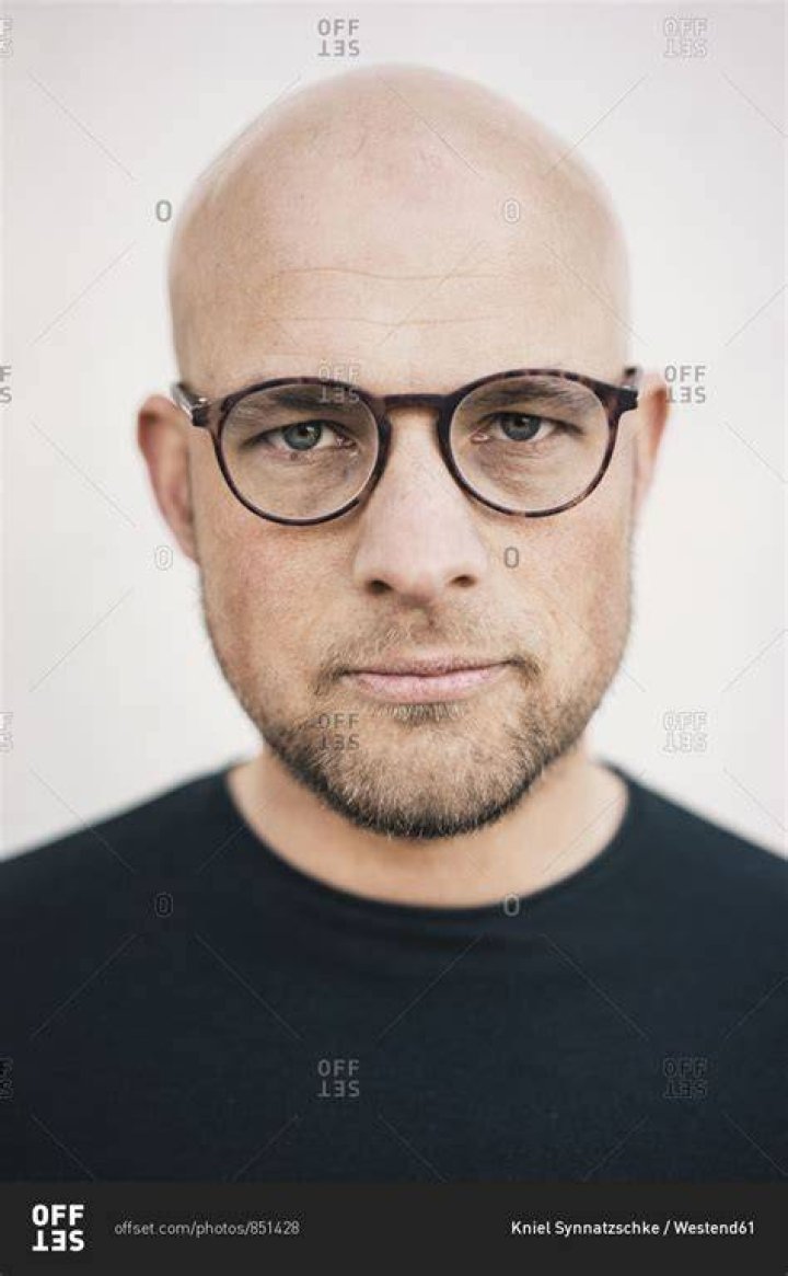 Bald Man in Eyeglasses with Ugly Teeth Stock Photo Image of happiness