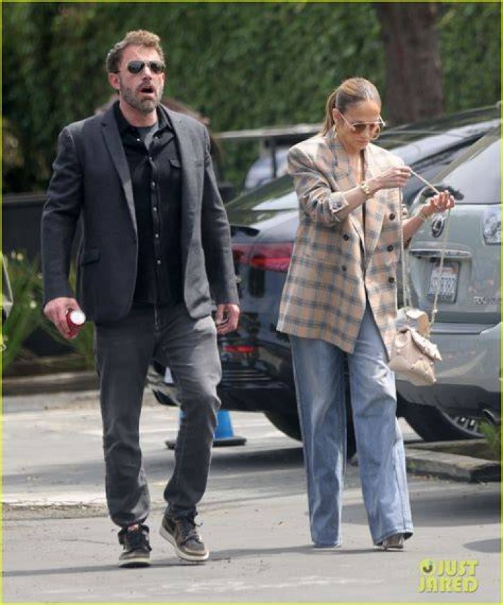Ben Affleck holds hands with his three children as they enjoy low key