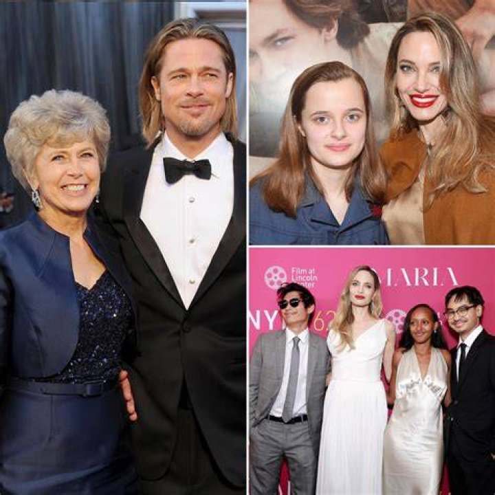 Brad Pitt flies family to Santa Barbara mansion for mom Jane's 80th