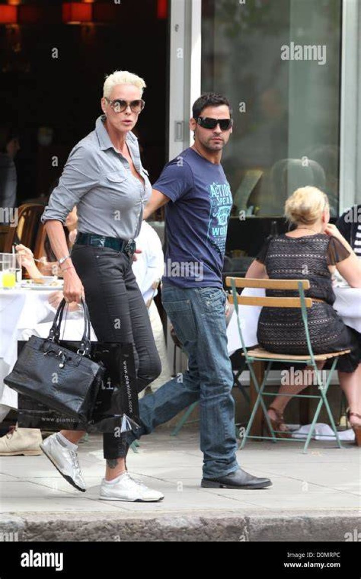 Brigitte Nielsen lunches with husband Mattia Dessi in LA Daily Mail