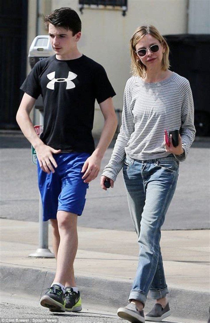 Calista Flockhart runs errands in LA with son Liam Harrison ford son