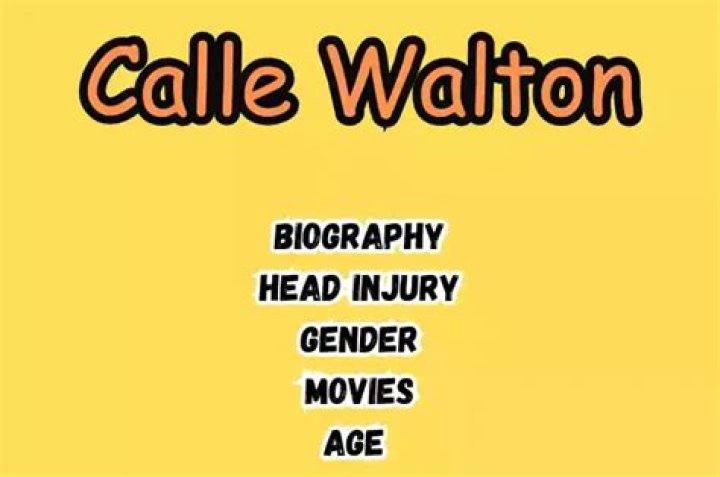 Calle Walton Bio Net Worth Updated 2023, Age, Height, Ethnicity