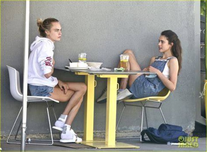 Cara Delevingne Grabs Lunch with Her BFF Margaret Qualley Photo