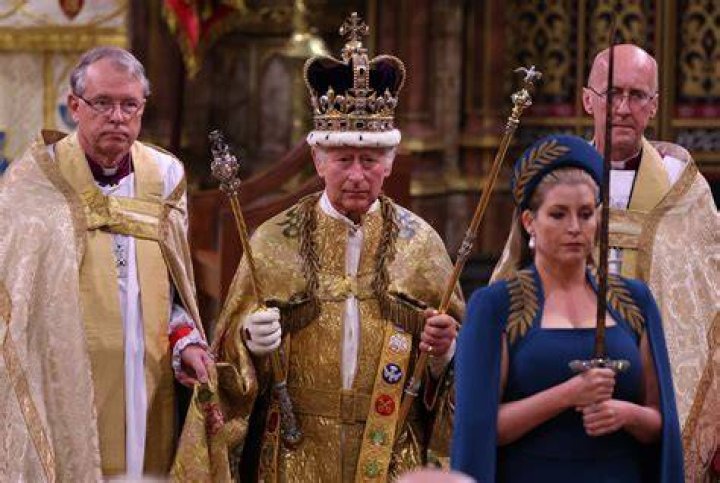 Charles crowned King of UK with the Imperial State Crown at historic