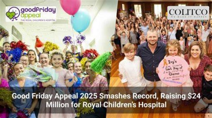 Children&rsquo;s hospital Good Friday fundraiser still holds its appeal down