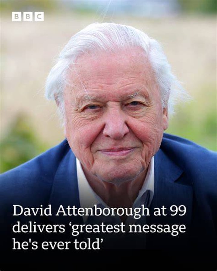 David Attenborough New Year Message 2021 "Crucial" In Climate Crisis