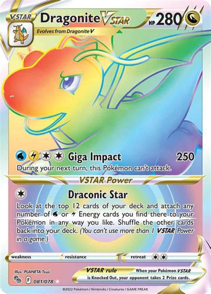 Dragonite VSTAR &middot; Pok&eacute;mon GO (PGO) 050 &lsaquo; PkmnCards