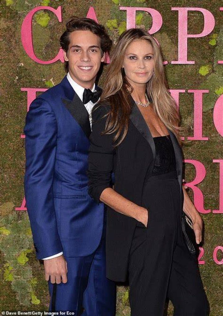 Elle Macpherson and Son Flynn Go Glam at Dior Show in Paris [PHOTOS]