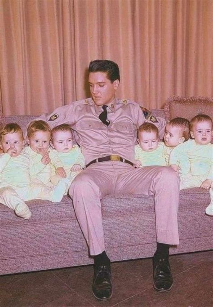 Elvis and the three sets of twins in G.I. Blues Elvis presley photos