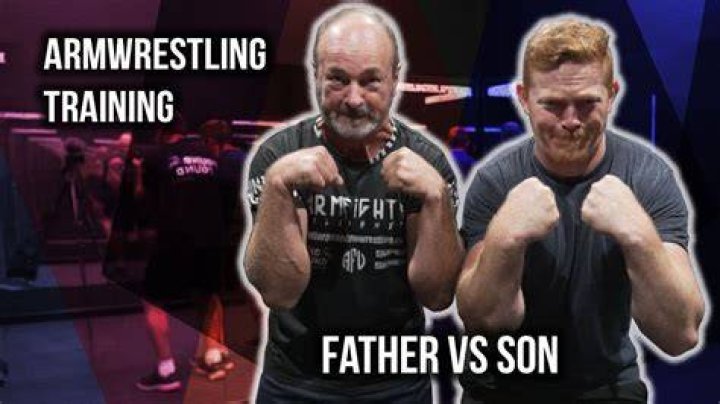 Father vs Son Armwrestling training Devon vs Auden YouTube