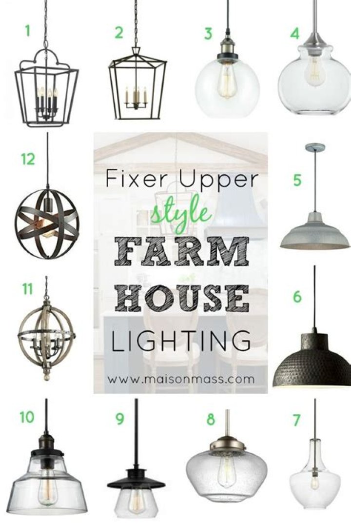 Fixer Upper Style Farmhouse Lighting &bull; Maison Mass Fixer upper