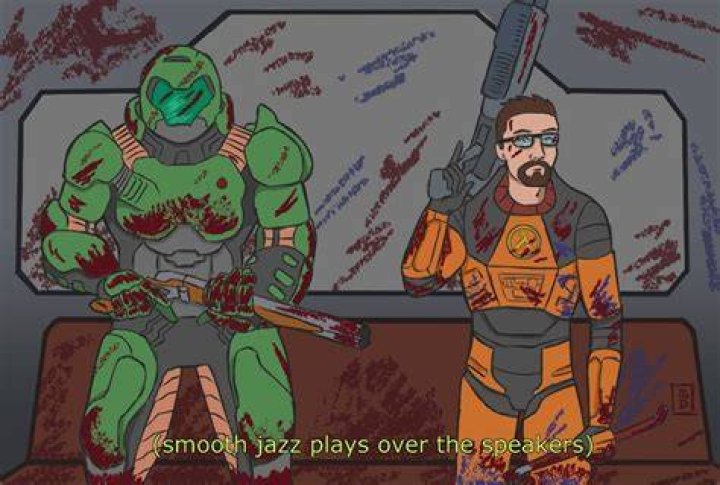 Gordon Freeman vs Doomguy Carnivora