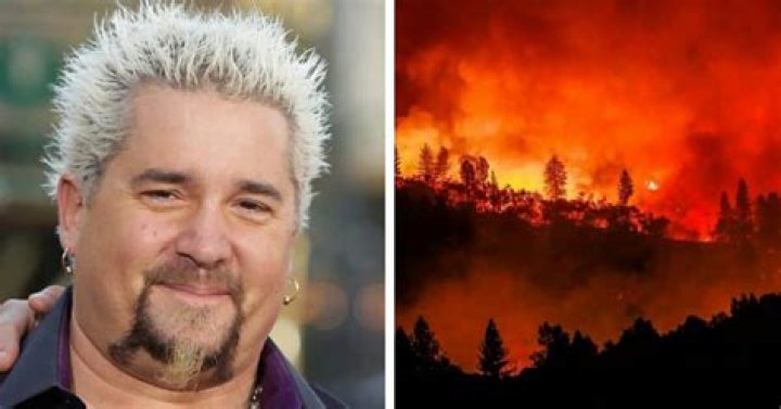 Guy Fieri helps feed California residents displaced by deadly wildfires