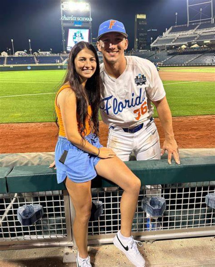 Hallie Bryant congratulates fianc&eacute; Wyatt Langford's success and