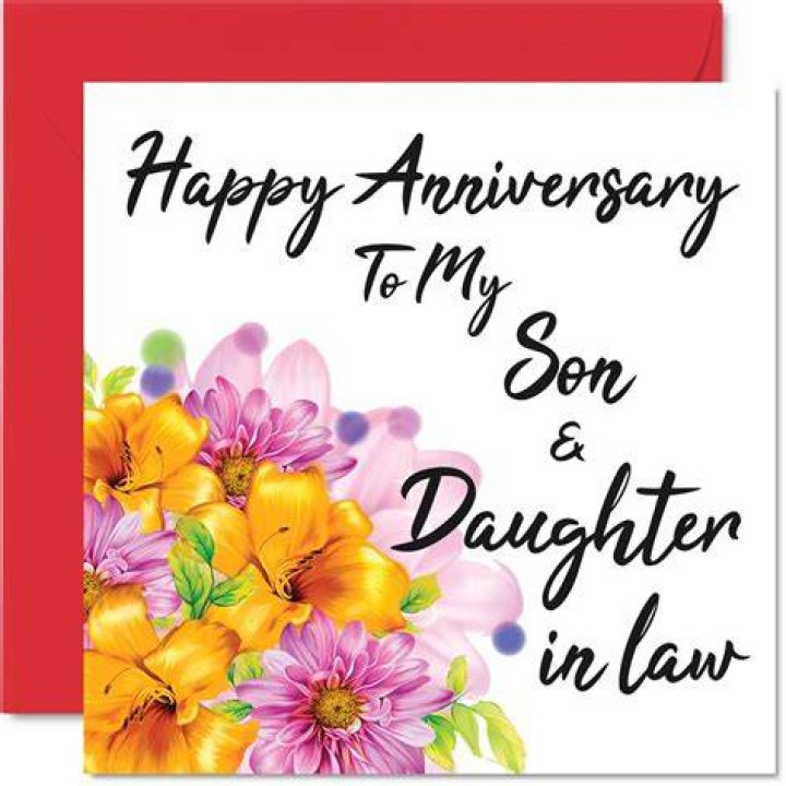 Happy Anniversary To My Son And Daughter In Law 20 Images For Happy