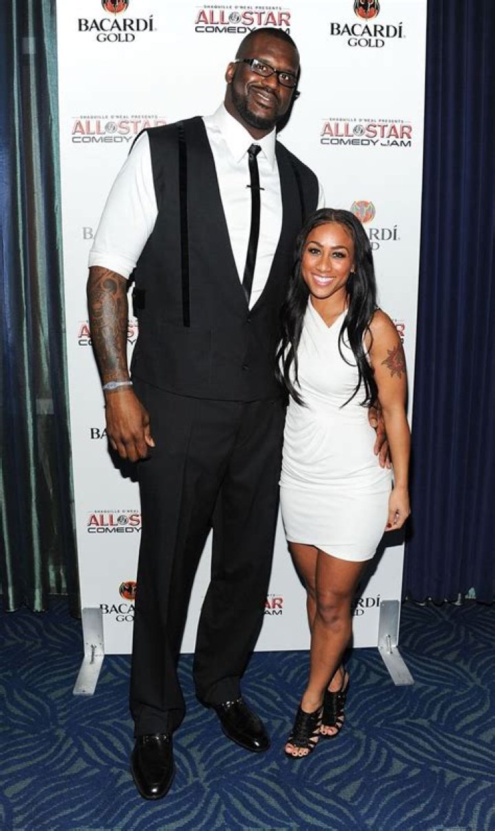 "Height Difference Nicole Alexander and Shaquille O'Neal Basketball