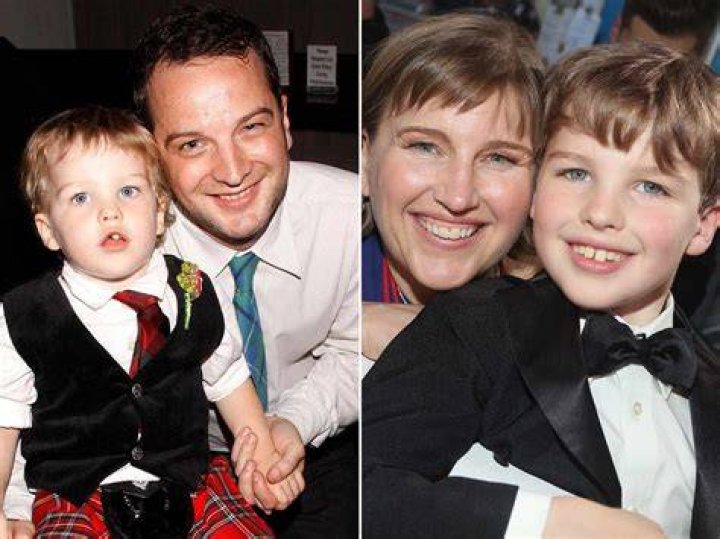 Iain Armitage with father Euan Morton Actors, American actors, Tv stars