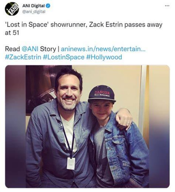 Jack Estrin Dies 'Lost In Space' Showrunner Was 51 &raquo; TIMES OF NATIONAL