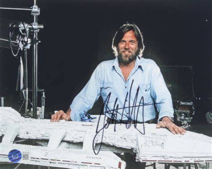 John Dykstra Signed "Battlestar Galactica" 8x10 Photo (Beckett