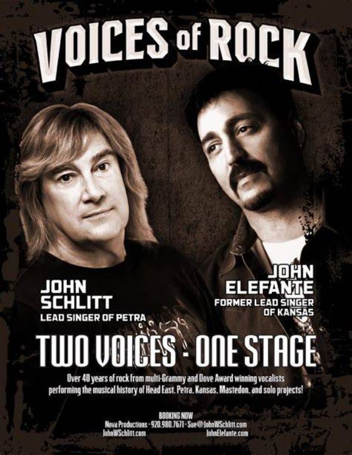 John Schlitt & John Elefante in Burlington OH. It's good to be me