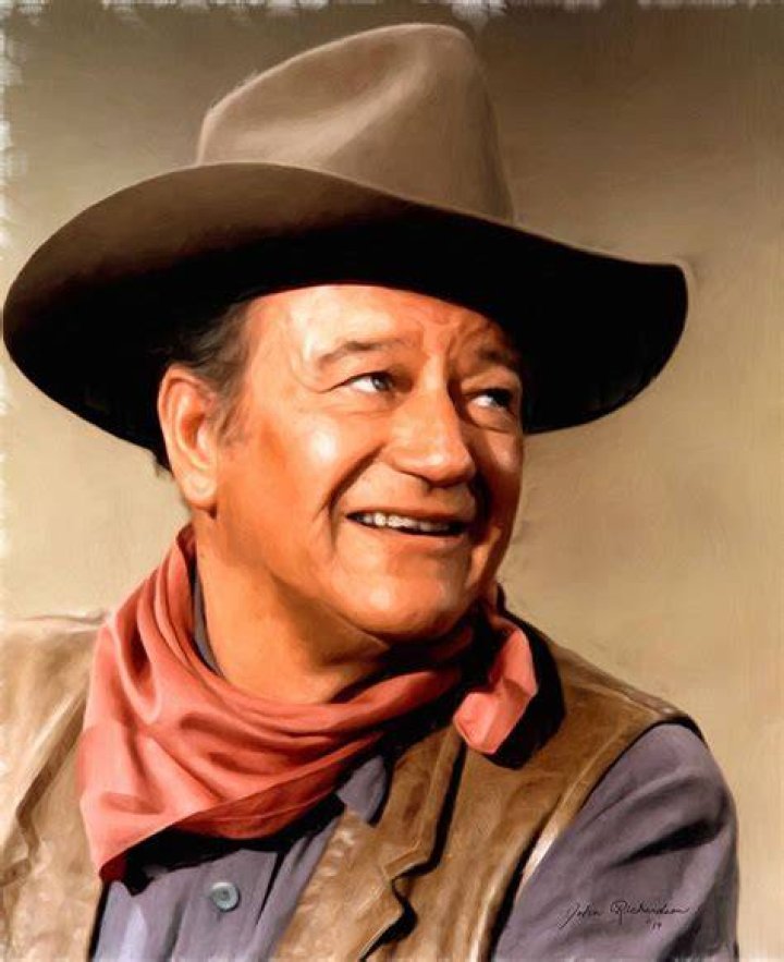 John Wayne's 7 children / From left standing Ethan (b.1962), Melinda