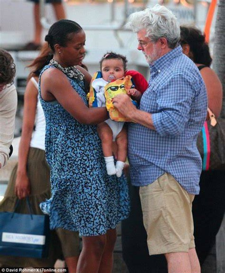 Lucas, new wife add baby girl to family