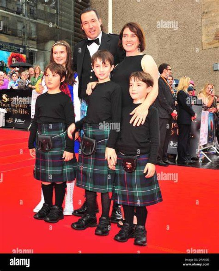 Mark Andrews and his family Edinburgh International Film Festival 2012