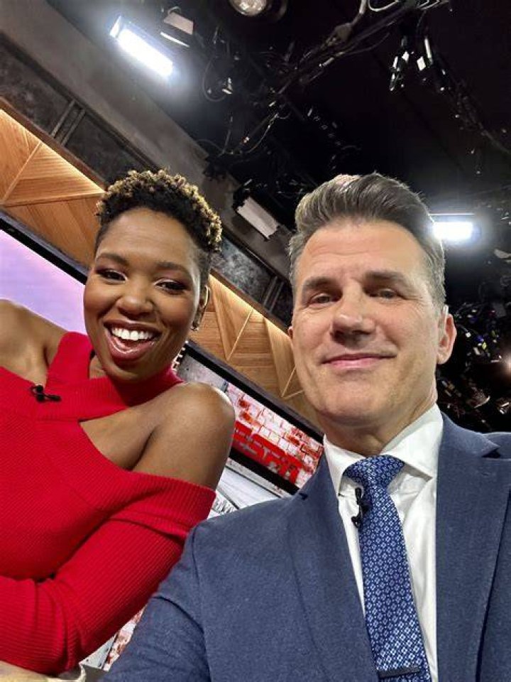 Monica McNutt stuns in figurehugging dress as ESPN analyst twirls and