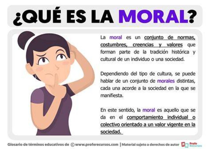 Moral qu&eacute; es, significado, definici&oacute;n, diferencias con &eacute;tica