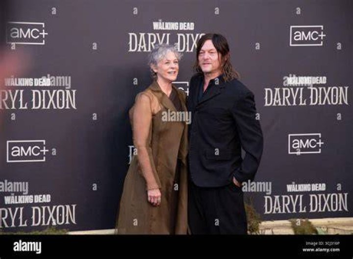 Norman Reedus Melissa Mcbride Angela Kang Editorial Stock Photo Stock