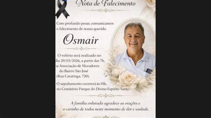 Obitu&aacute;rio e morte de Medford Andrew Scibilia como ele morreu