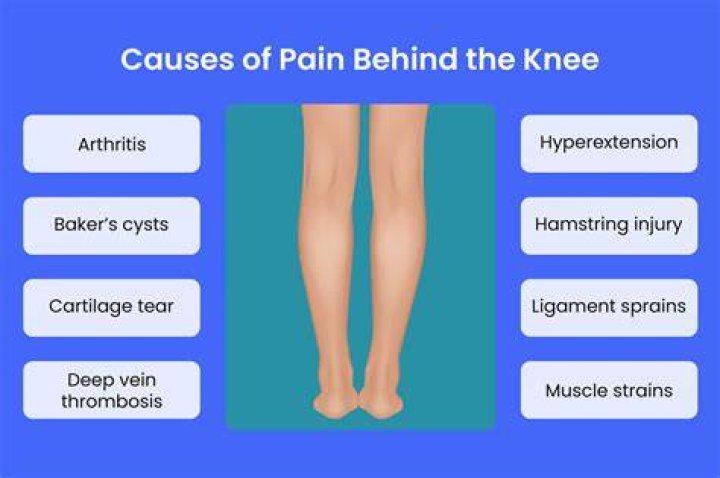 Pain Behind The Knee Causes, Picture, Symptoms And Treatment