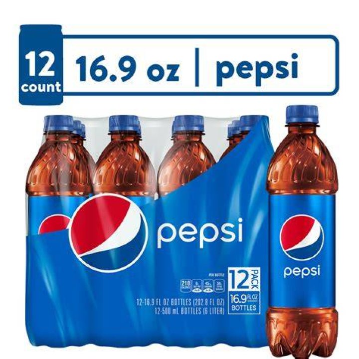 Pepsi Cola Soda Pop, 16.9 oz, 6 Pack Bottles