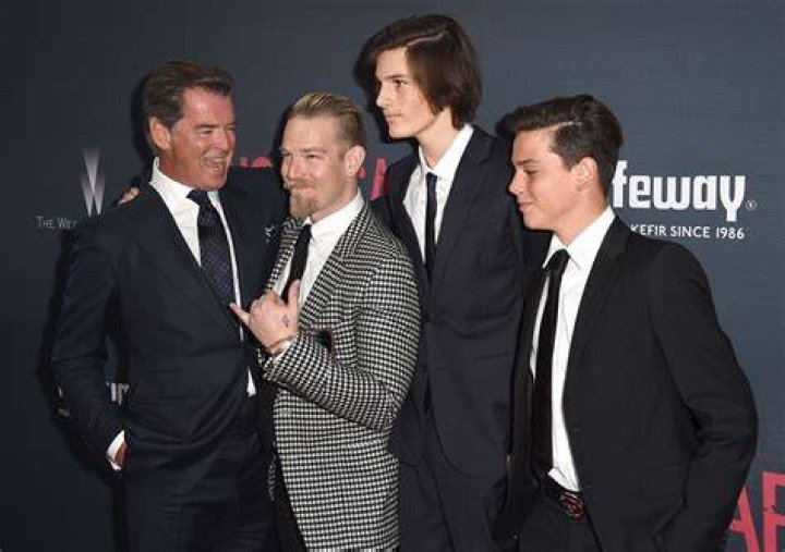 Pierce Brosnan Looks So Happy to Share the Spotlight With His Sons