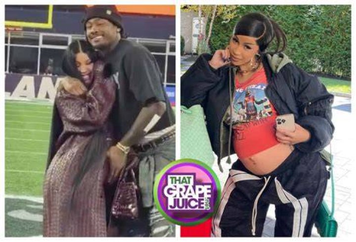 Pregnant Cardi B’s Baby Bump Photos Ahead of 2nd Child