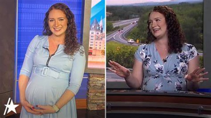 Pregnant news anchor Telegraph