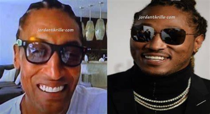 Scottie Pippen and Future Look Alike After Scottie Pippen Got New Braids