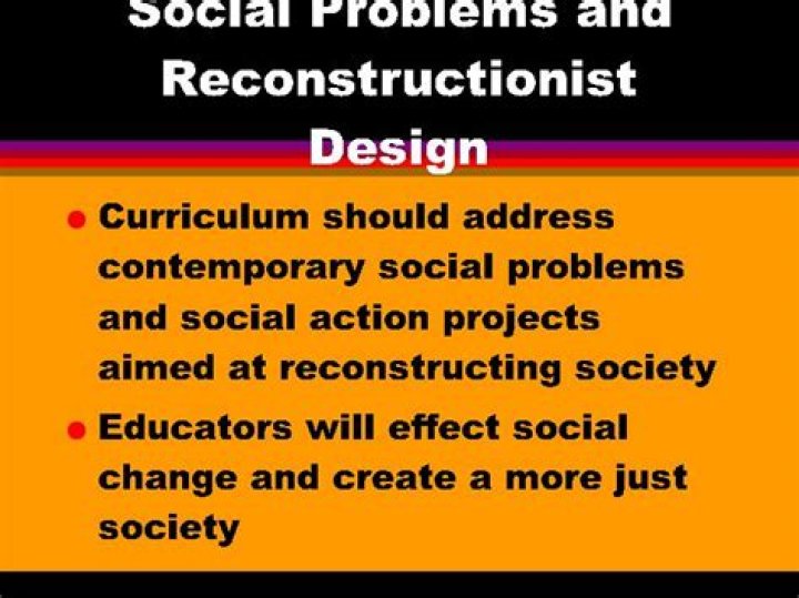 Social Problems and Reconstructionist Design