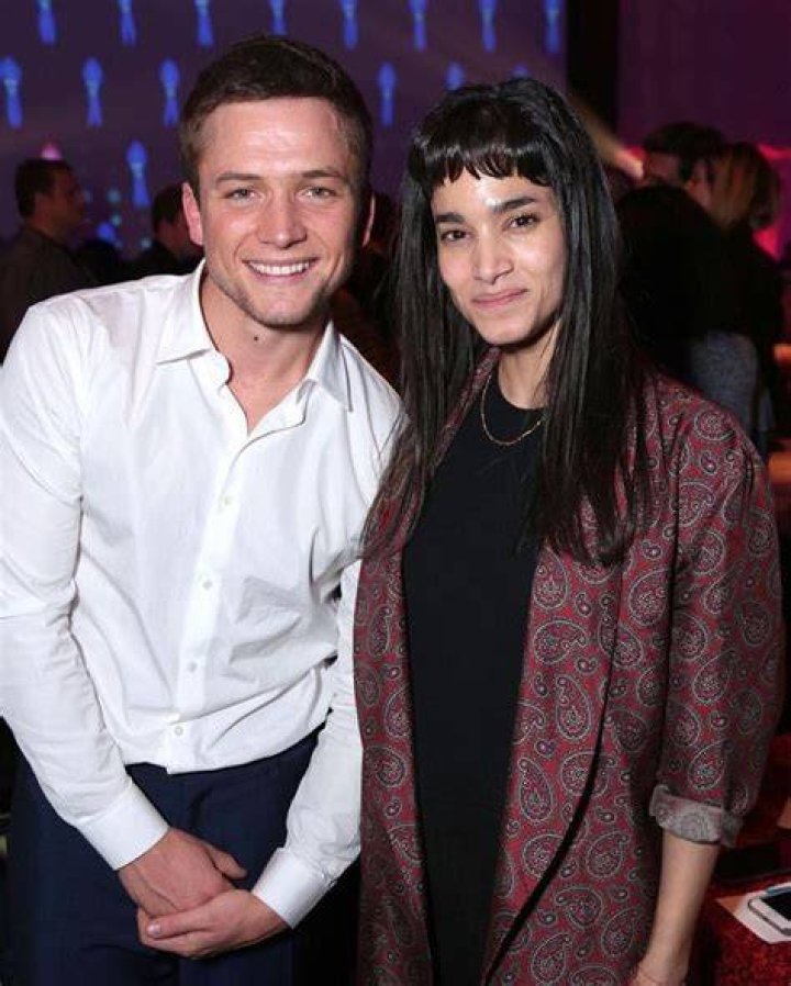 Taron Egerton and Sofia boutella at the sing premiere. They would make