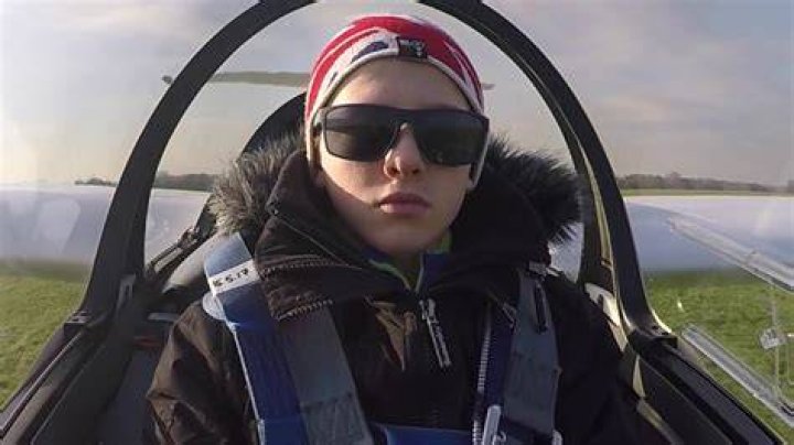 Travis Ludlow youngest ever British solo glider pilot YouTube