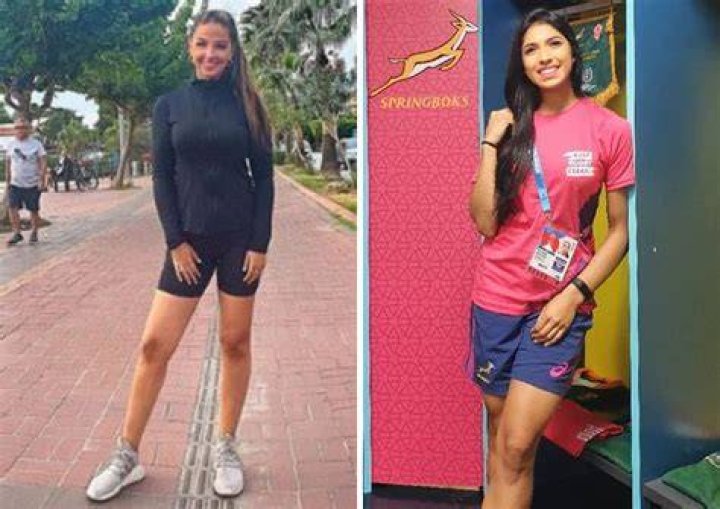Zeenat Simjee vs Iva Ristic Elton Jantjies love interests in pictures